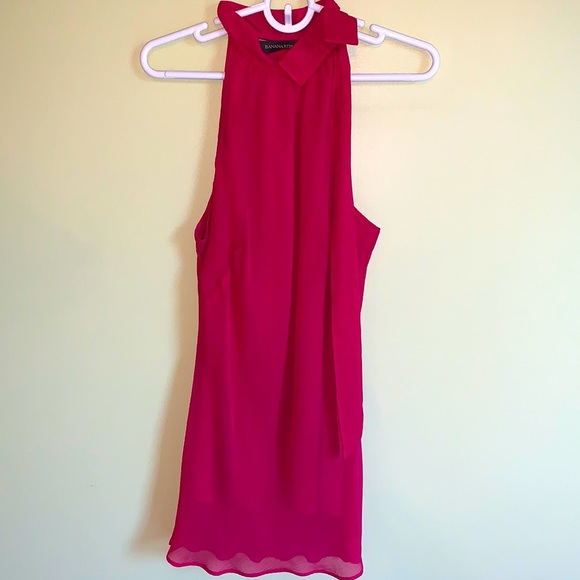 Banana Republic Tops - Beautiful raspberry colored Banana Republic sleeveless silk blouse